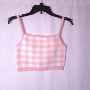 L*Space Francie Crop Top - Pink, Super Soft Size L ($106 Retail)